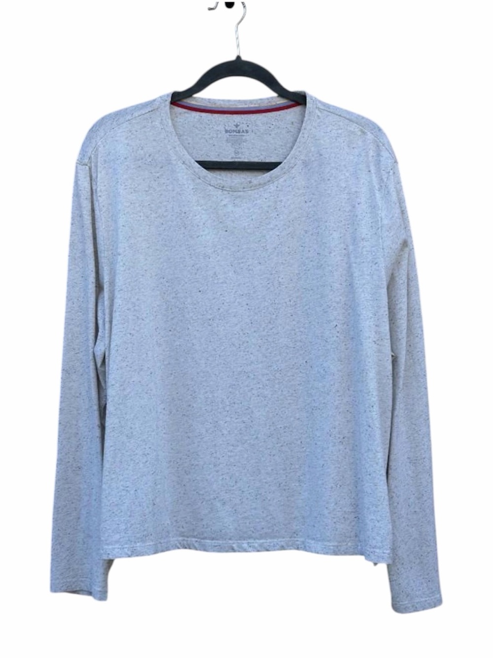 Bombas Pima Cotton Light Gray Long Sleeve Men’s Shirt 2X
